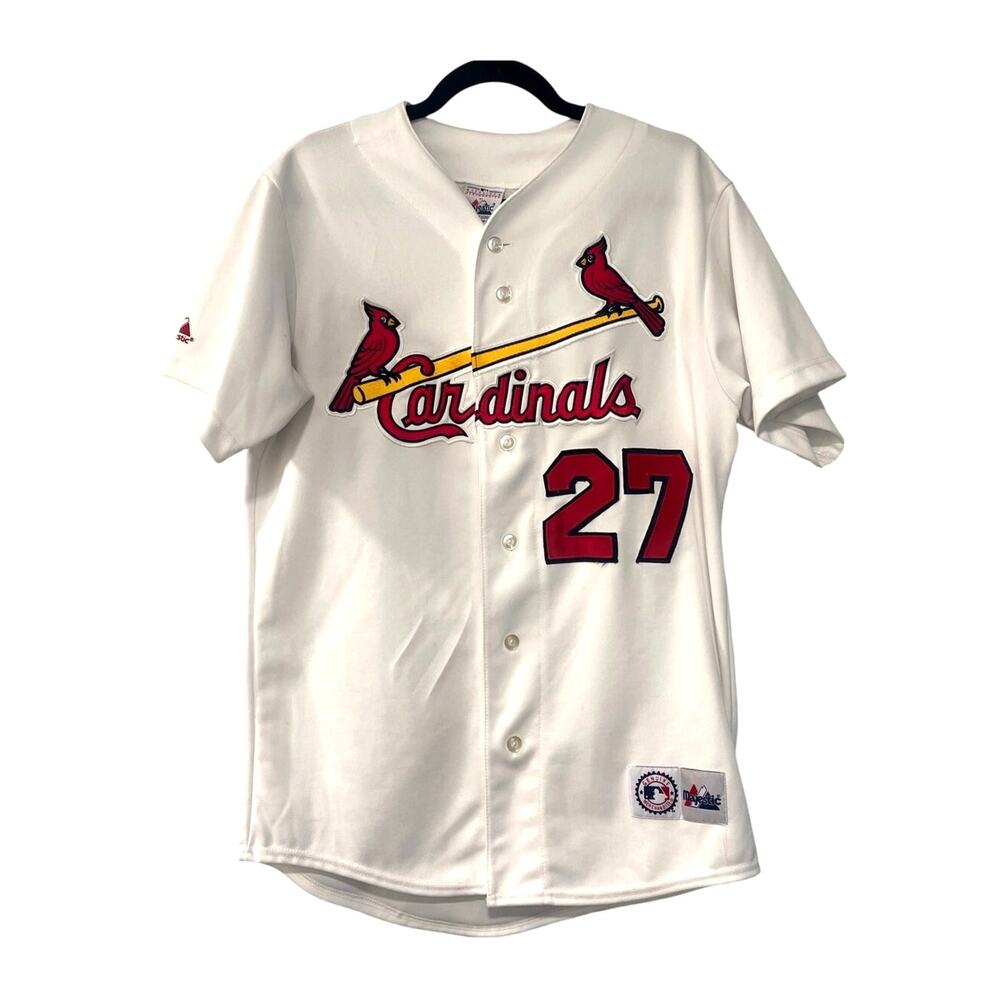 MLB St. Louis Cardinals Men's L GAME DAY Jersey #27 Rolen Baseball Vintage 2006